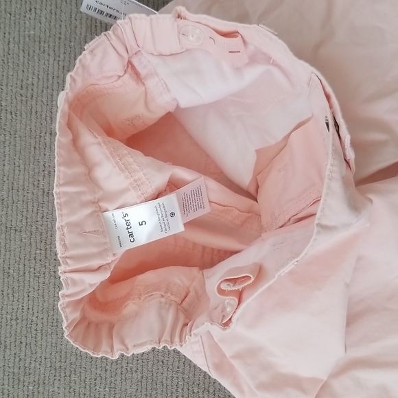 NEW Carter's Pink Shorts, Size 5 Girls - Picture 3 of 5